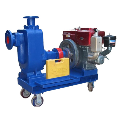 ZWC diesel engine self suction sewage pump